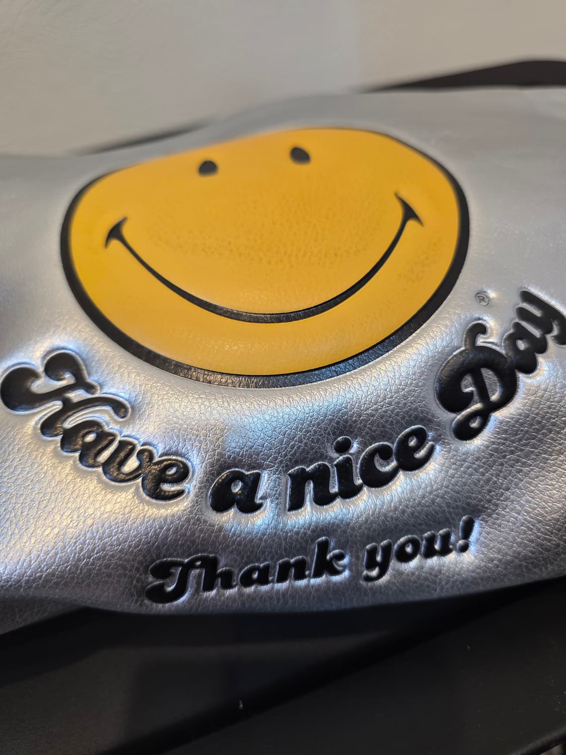 안냐 힌드마치 해브어 나이스데이 메탈릭 레더파우치 상품이미지3