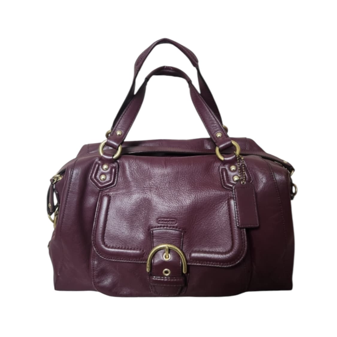 코치 Y2K 빈티지 버건디 토트백 상품이미지1