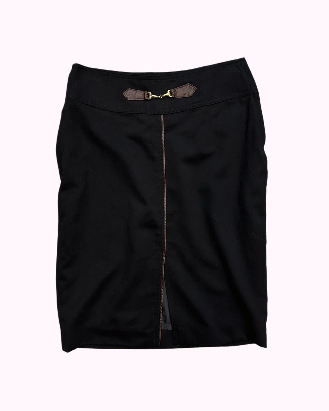 buckle detail black tulip skirt 상품이미지1