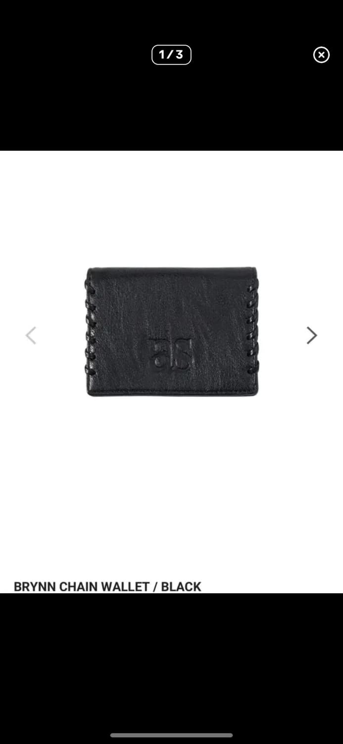 애즈온 카드지갑 ason BRYNN CHAIN 브린 체인 상품이미지1