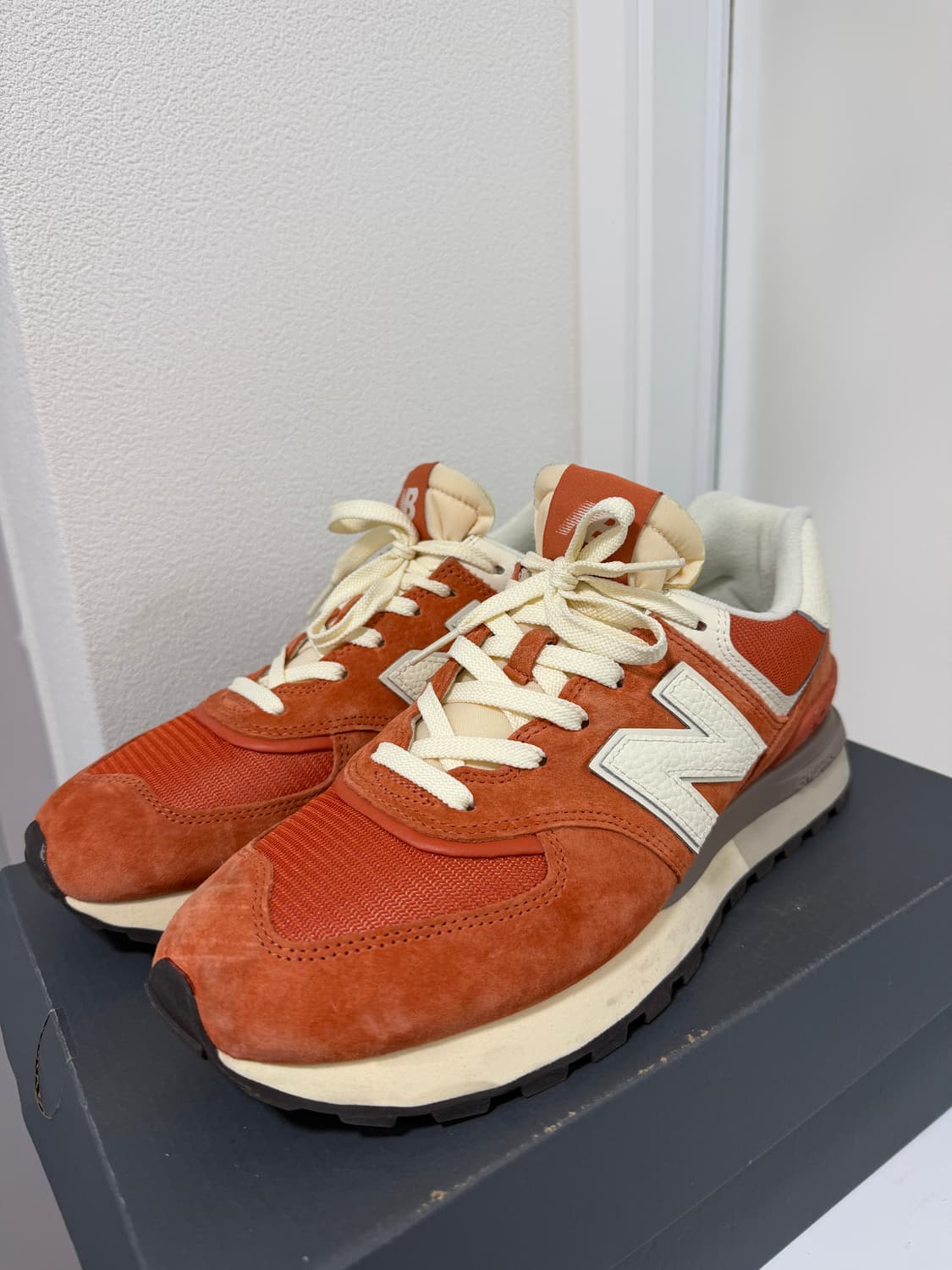 뉴발란스574 레거시 오렌지 275 상품이미지1