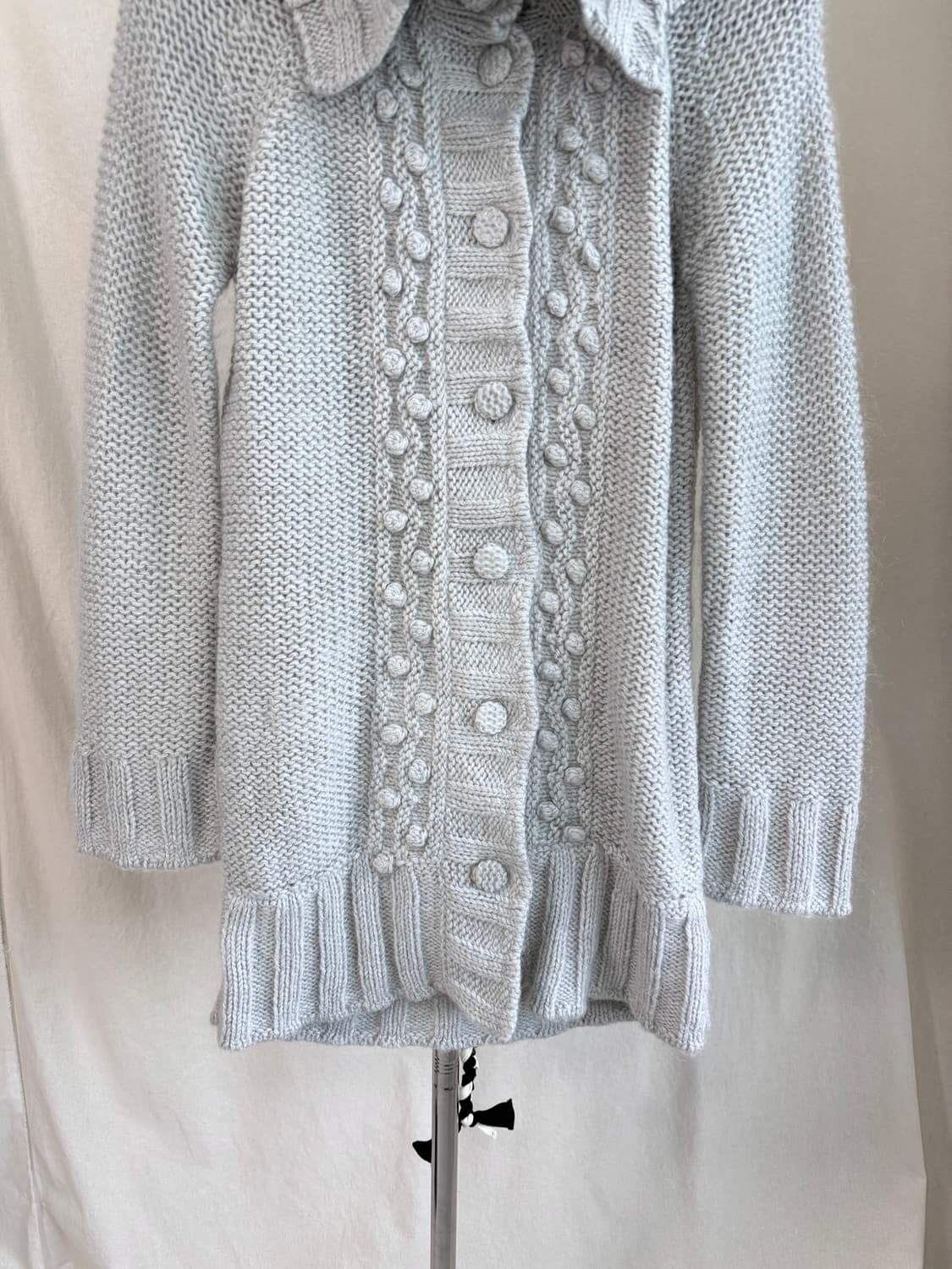 Rosa by 나라카미체 폼폼 롱 니트 가디건 상품이미지6