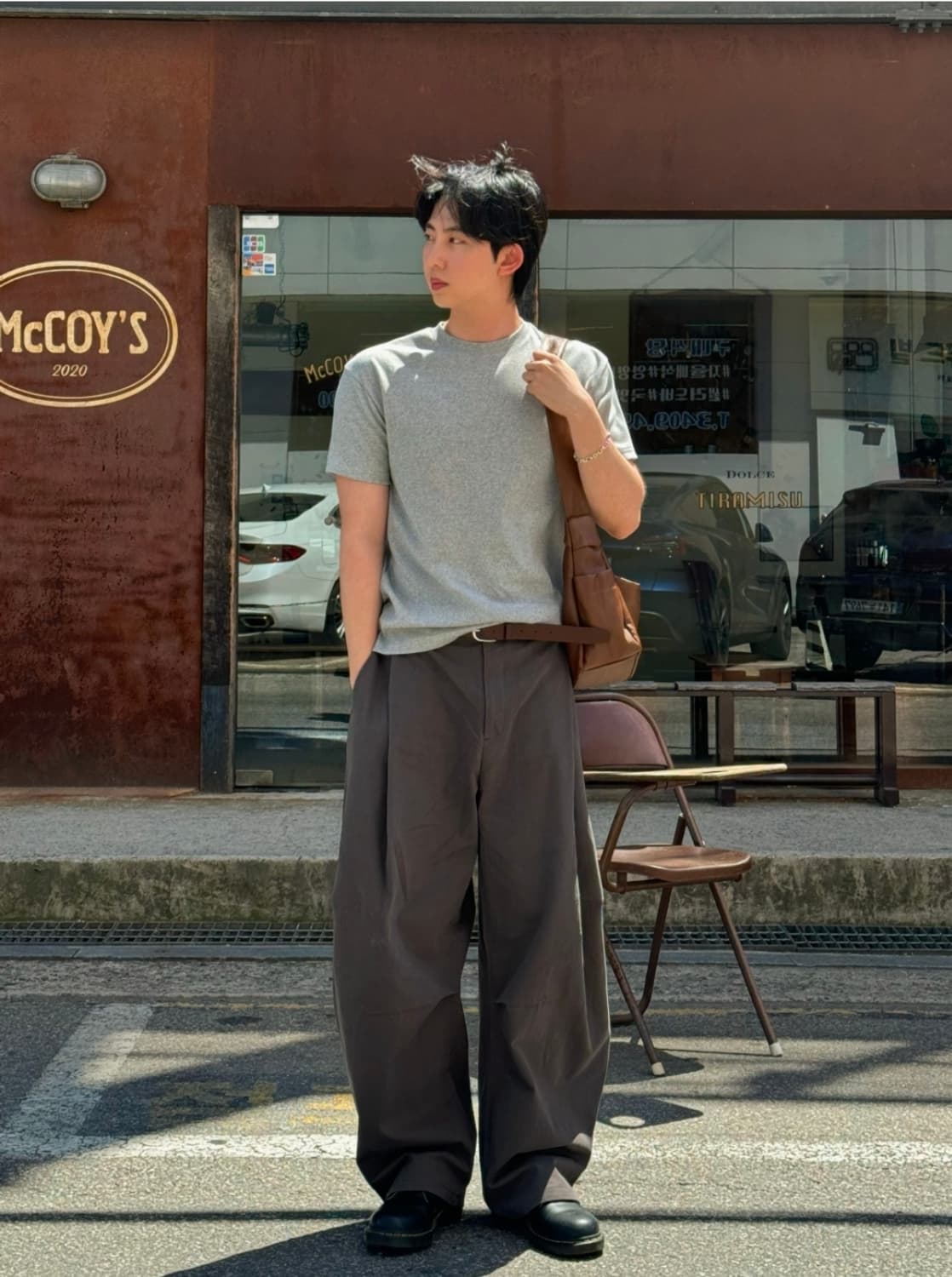 커브드 코튼 팬츠 판매합니다. 상품이미지1