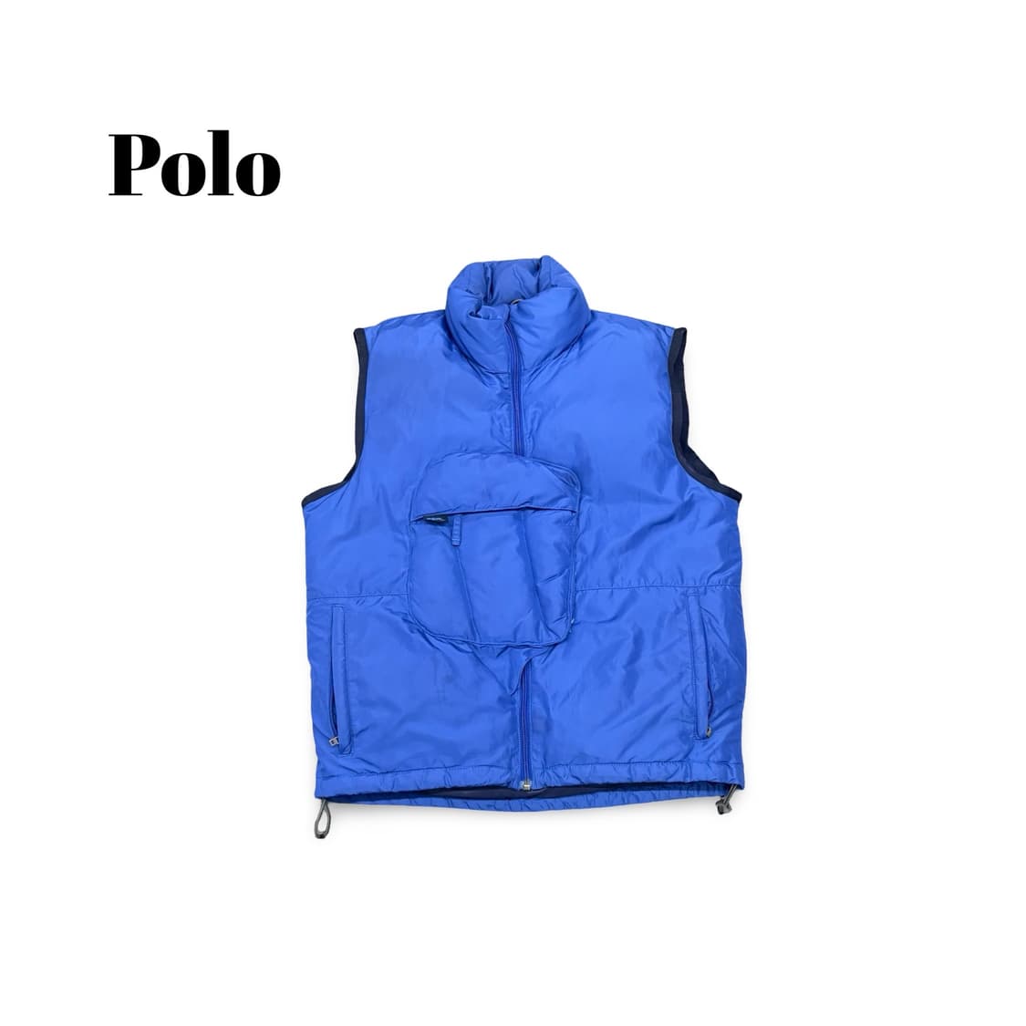 (100)90s폴로포켓푸퍼베스트 상품이미지1
