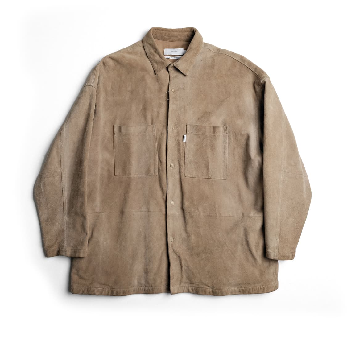 그라프페이퍼 고트 스웨이드 박스 셔츠 자켓 1사이즈 상품이미지3