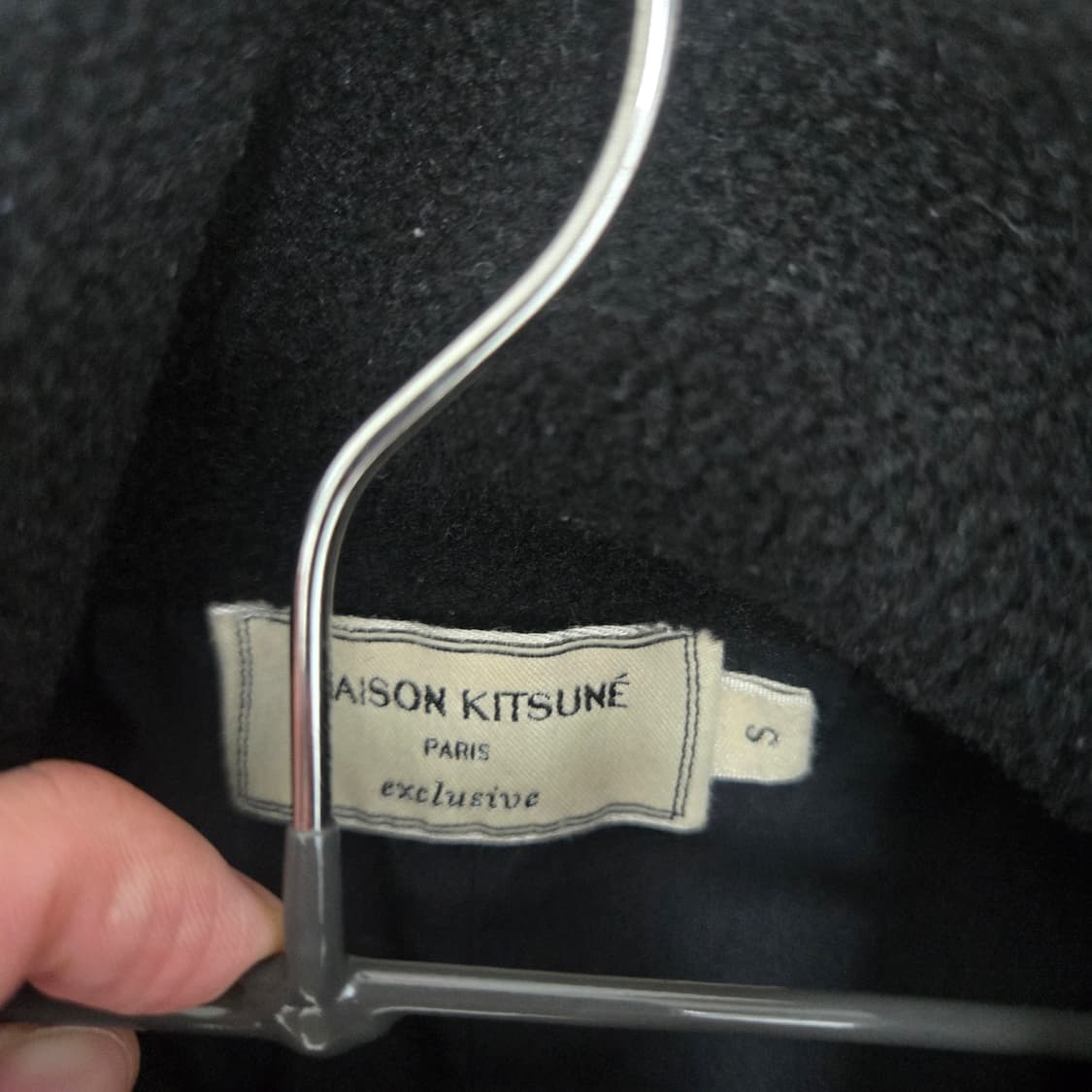 [S] 메종키츠네 19fw 코리아 익스클루시브 플리스 블랙 상품이미지2