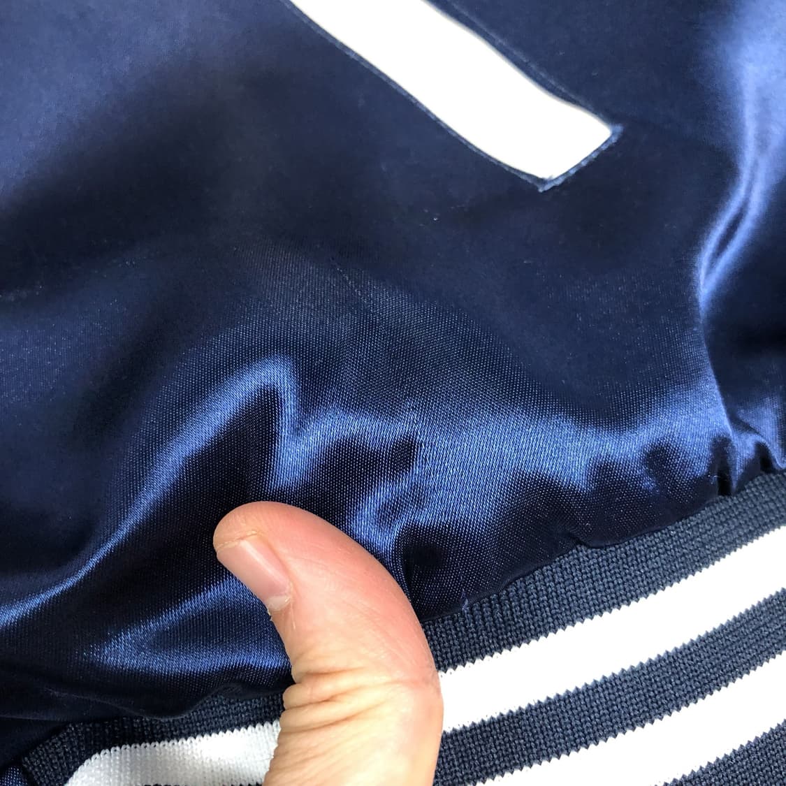 (M) 90's 길스포츠 쿠퍼스타운 뉴욕 양키즈 새틴 바시티 스타디움 상품이미지8