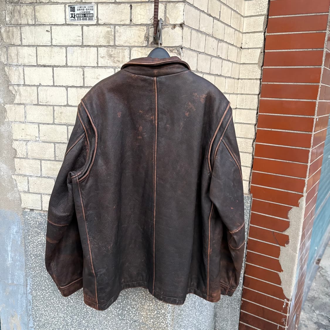 소노마 카우 레더 자켓 상품이미지5