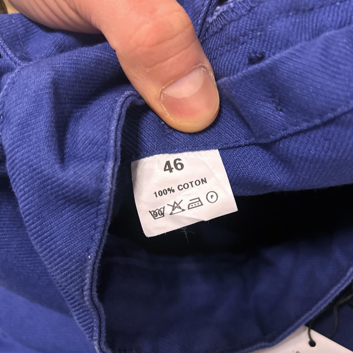 80s 오리지널 프렌치 워크팬츠 코튼트윌 프렌치 플라이 N677 상품이미지6