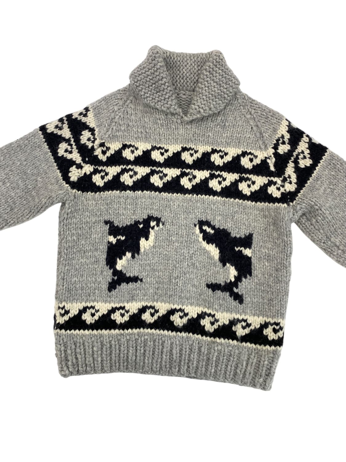 Killer Whale 헤비울 코위찬 풀오버 스웨터 상품이미지3