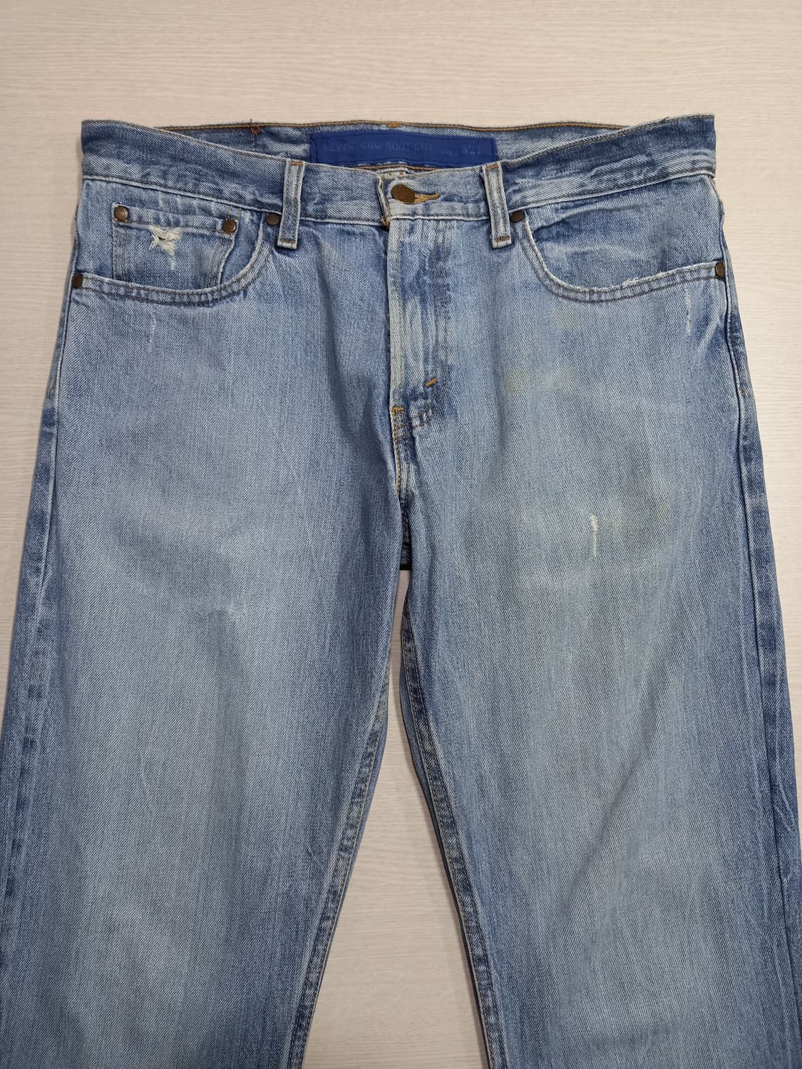 32 07's 리바이스527 Mexico 일자진 연청 32-314 상품이미지3