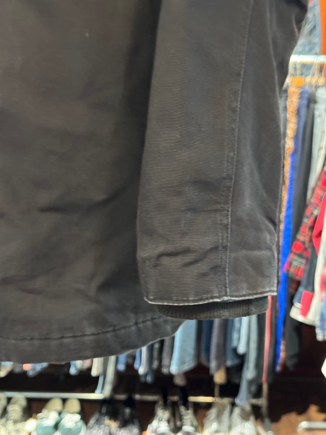 디키즈 누빔 워크셔츠 빈티지 후드자켓 XL 상품이미지4