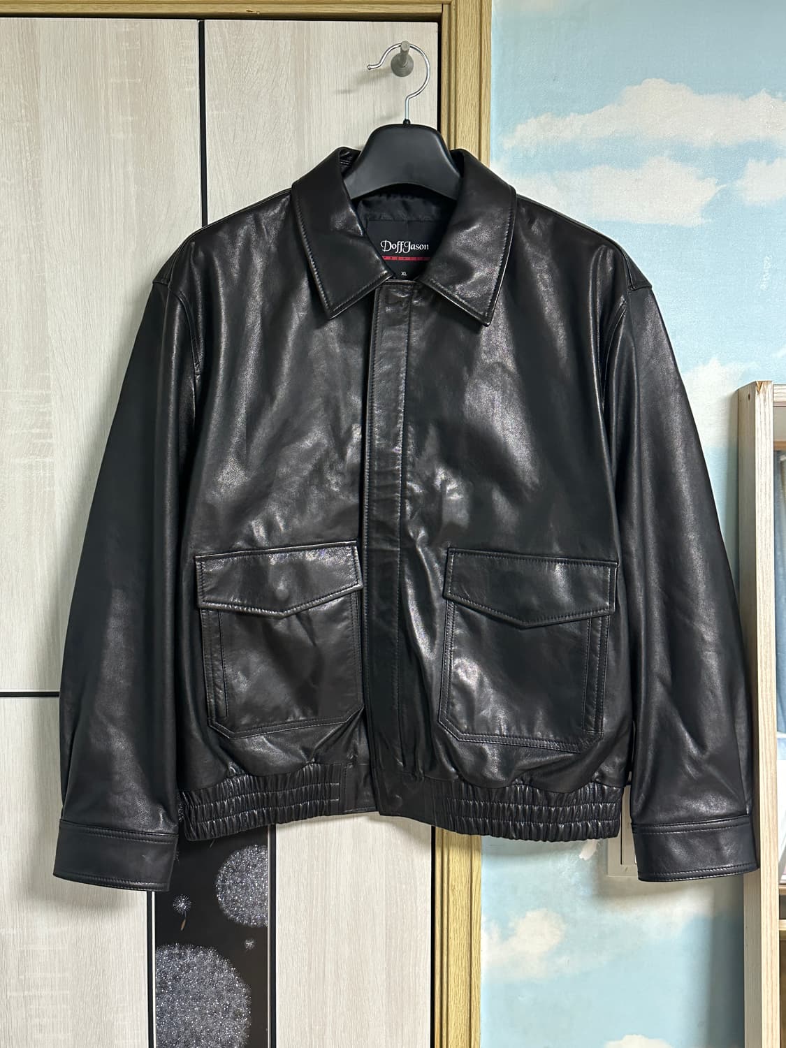 (XL) 도프제이슨 프리미엄 베지터블 A-2 자켓 BLACK 상품이미지2