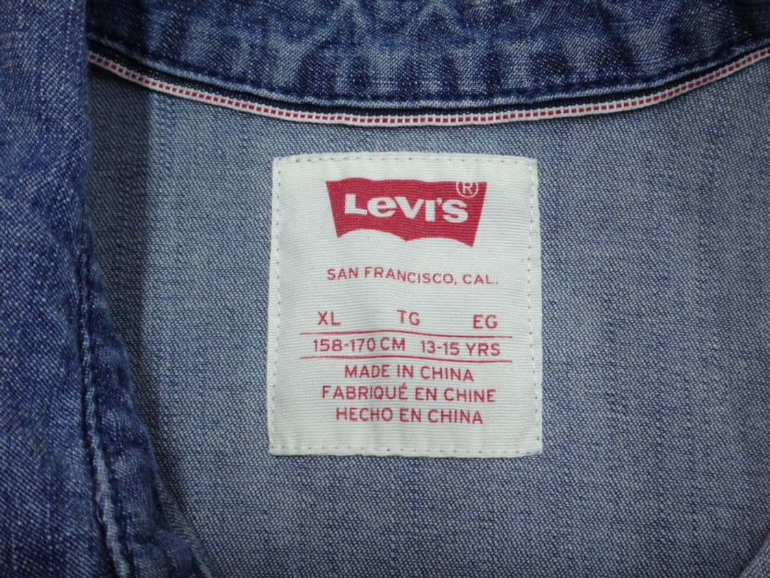 (13-15YRS) Levis 리바이스 여성 데님 셔츠 상품이미지8