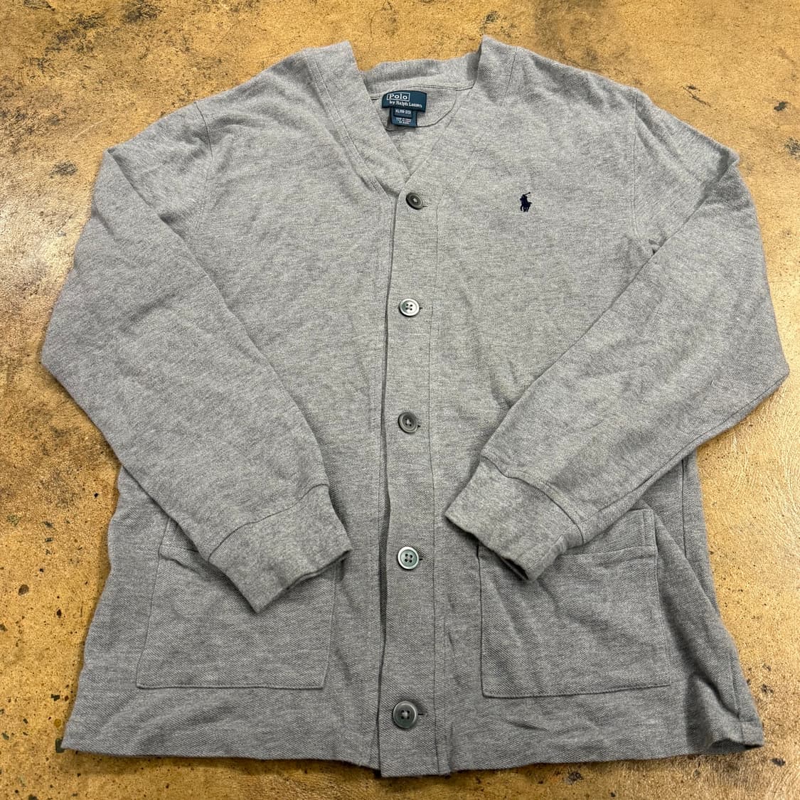 폴로 랄프로렌 그레이 브이넥 니트 가디건  상품이미지2