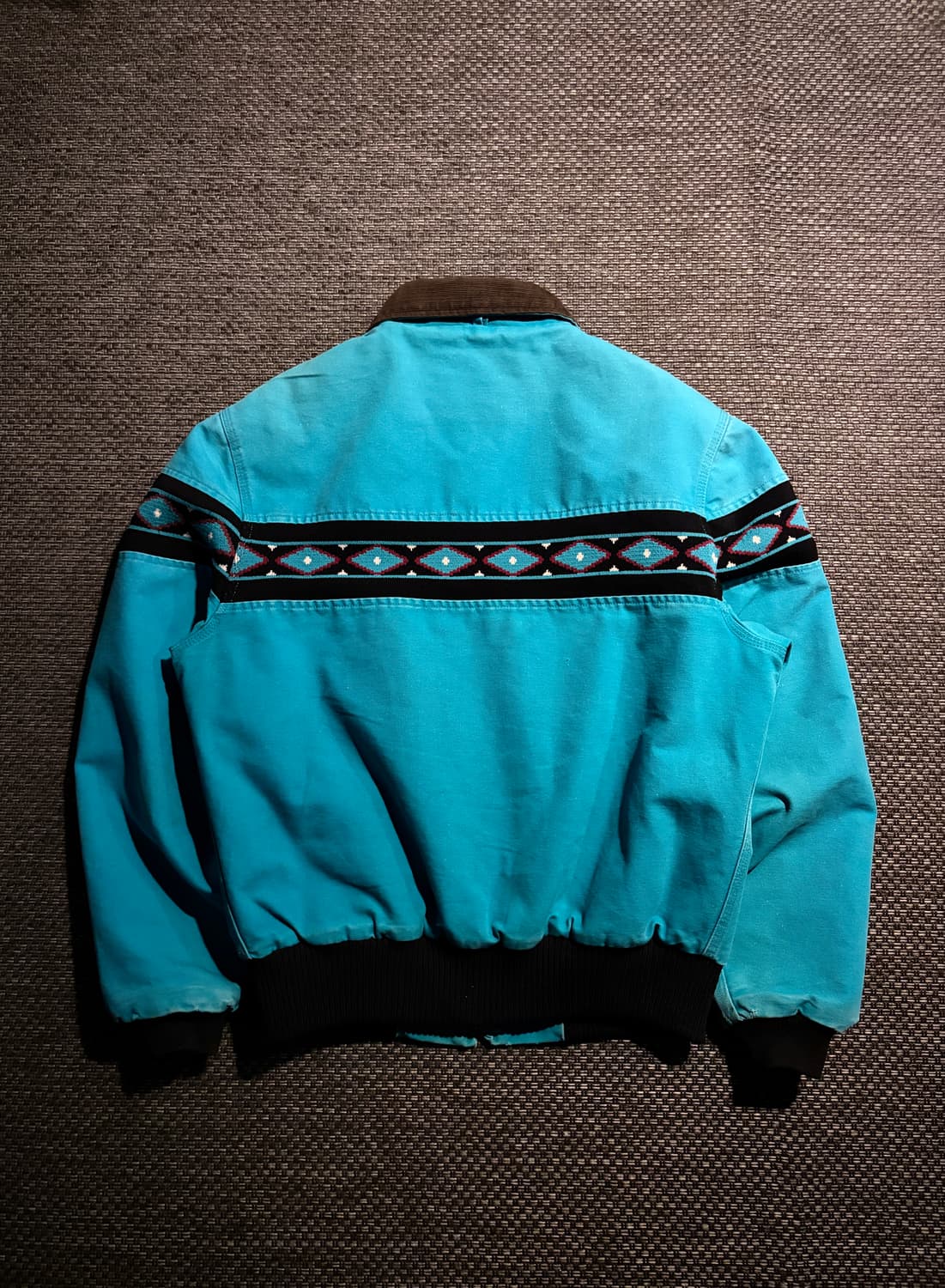 90s 칼하트 아즈텍 산타페 JQ041 TEAL L USA🇺🇸 상품이미지8