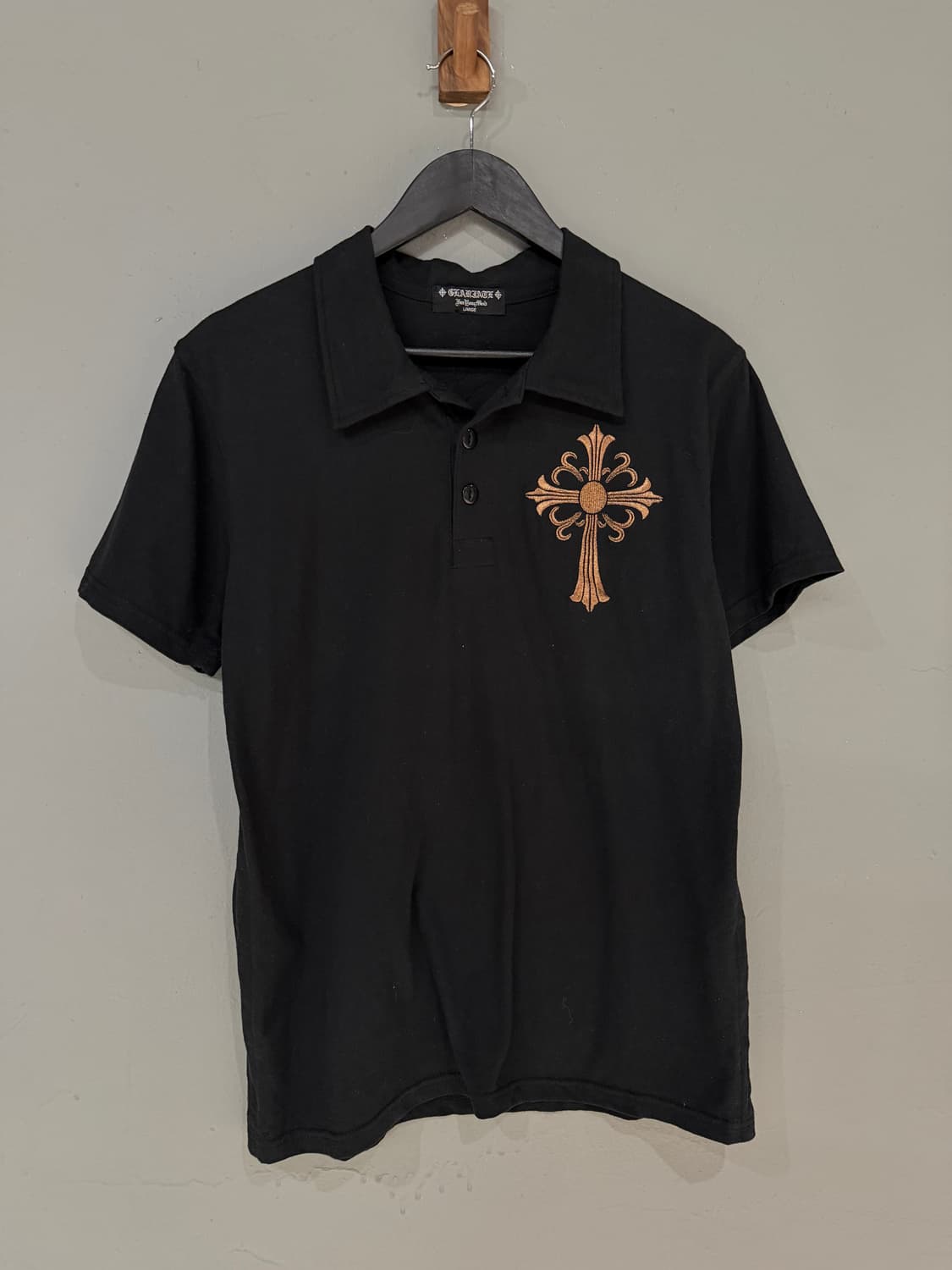 back python cross point collar t-shirt 상품이미지5
