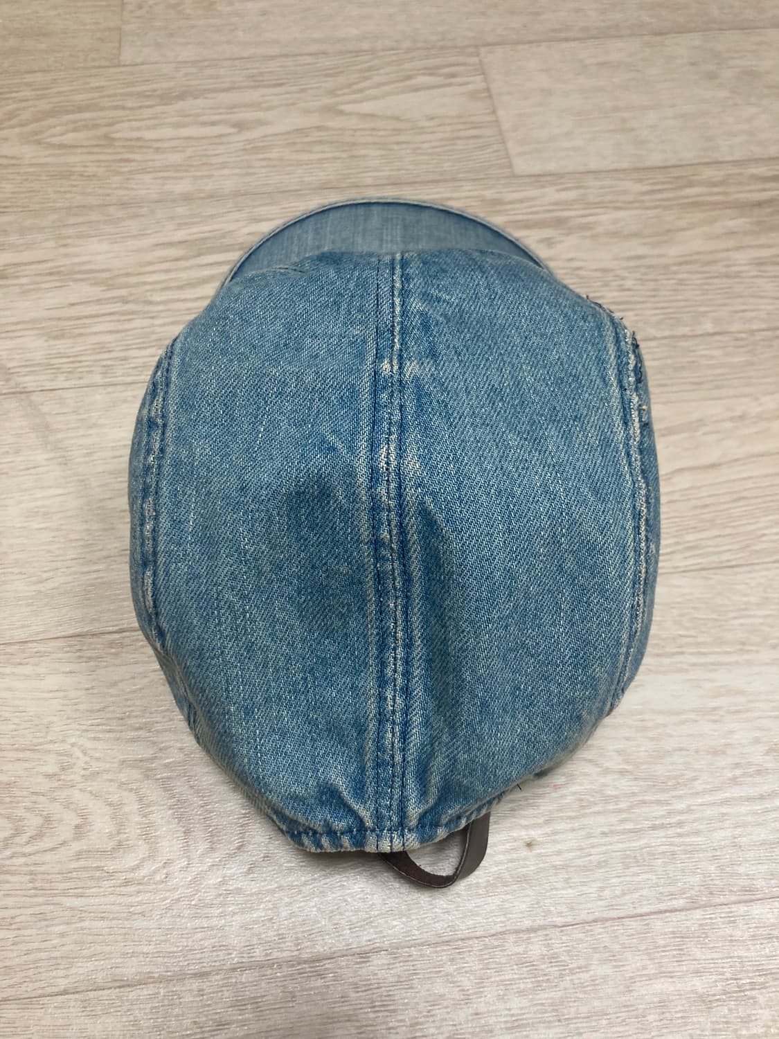 뤠쓰 워시드 데님 캠프캡 모자 상품이미지2