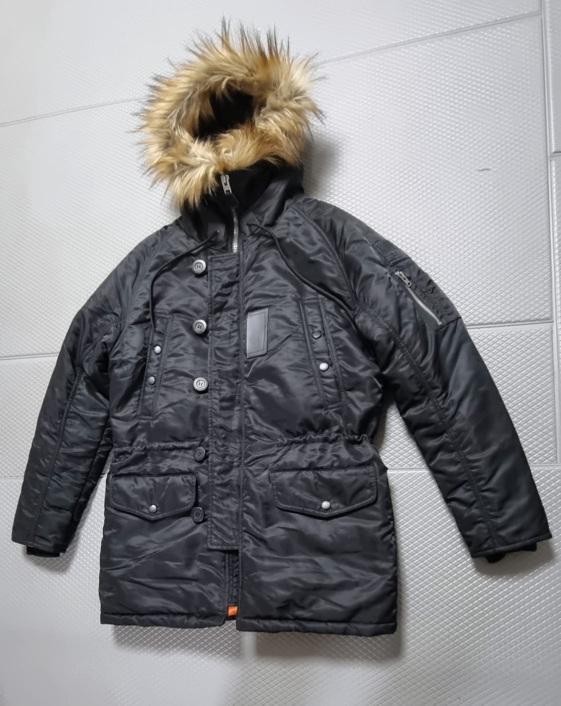 엑스톤즈 XJ7 베이직 N3B 후드 패딩 자켓(남녀공용) 상품이미지6