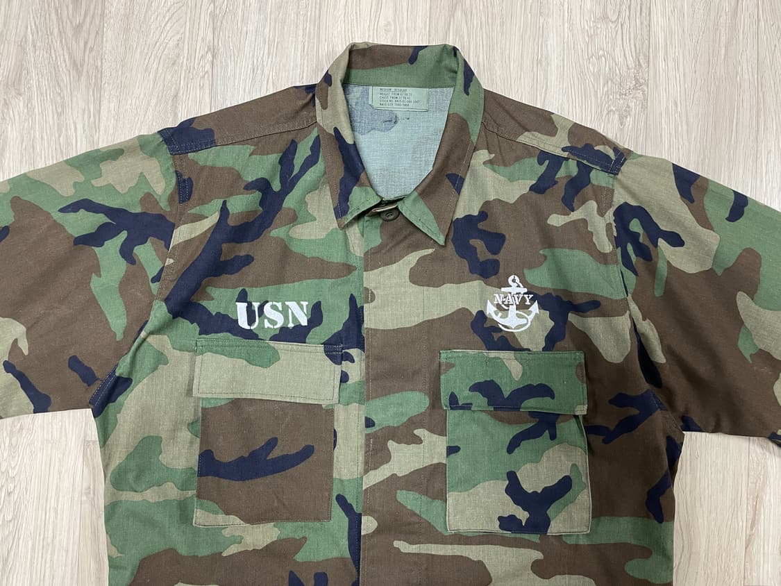 100~105) 80s 미군 앵커자수 우드랜드 BDU(민트급)RRL&폴로 상품이미지7
