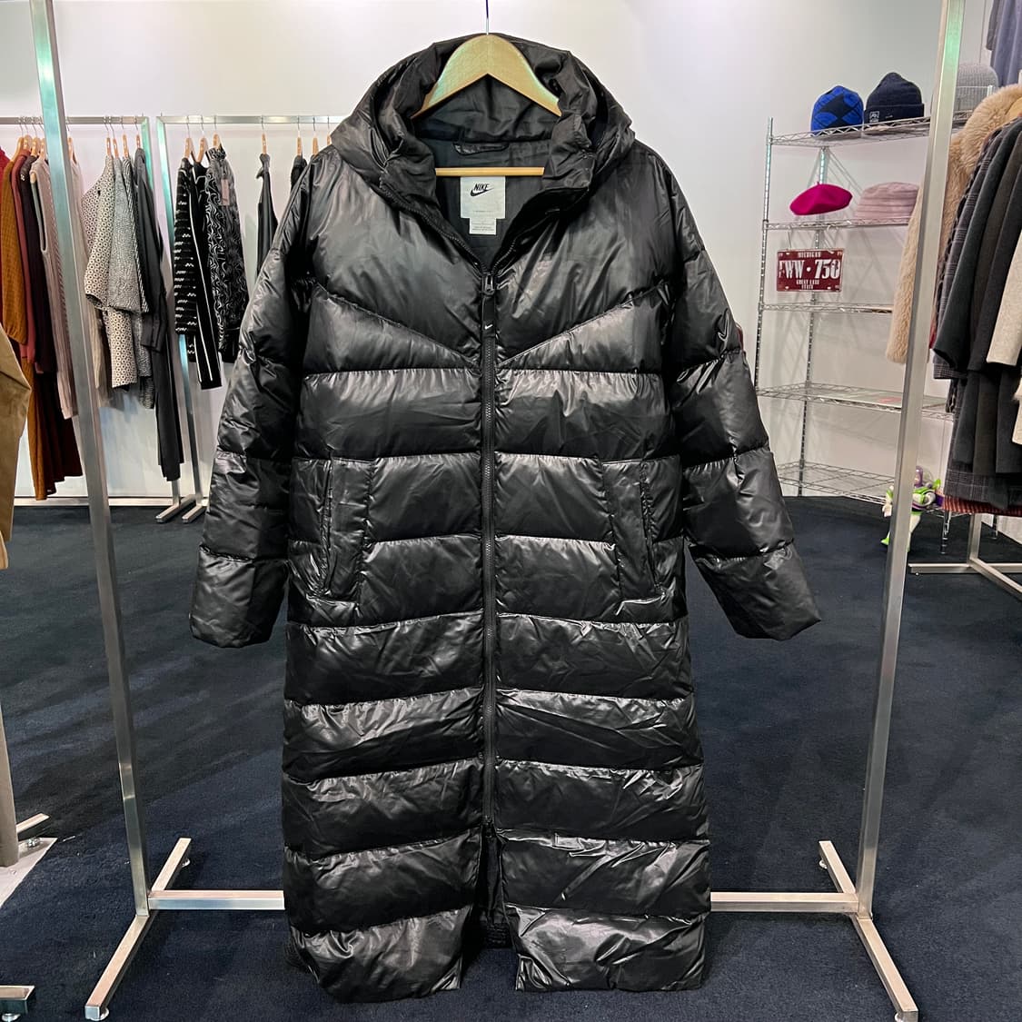 [L] 나이키 우먼스 써마핏 시리즈 파카 롱패딩  상품이미지1