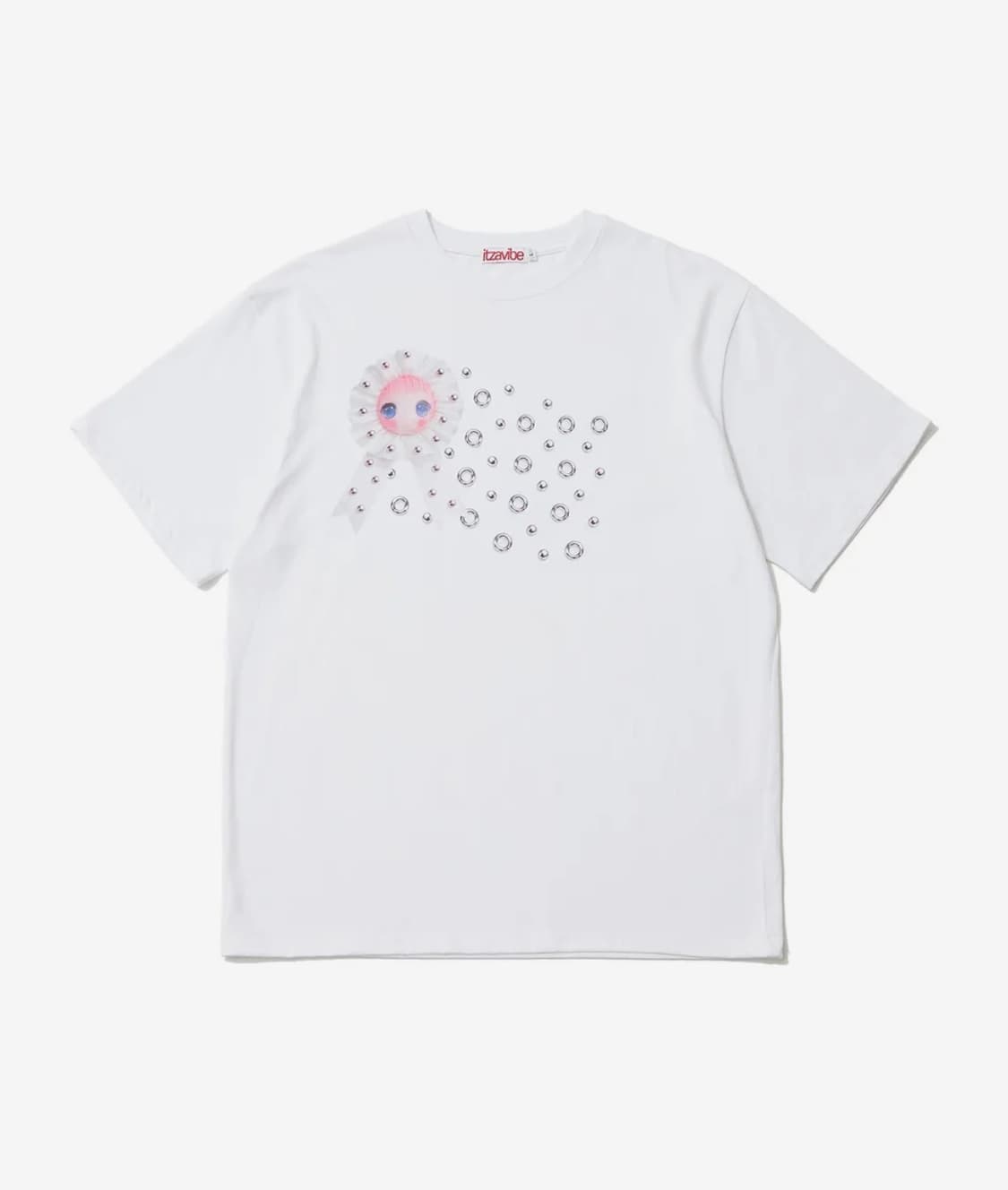 잇자바이브-ROSETTE EYELET T SHIRT 상품이미지2