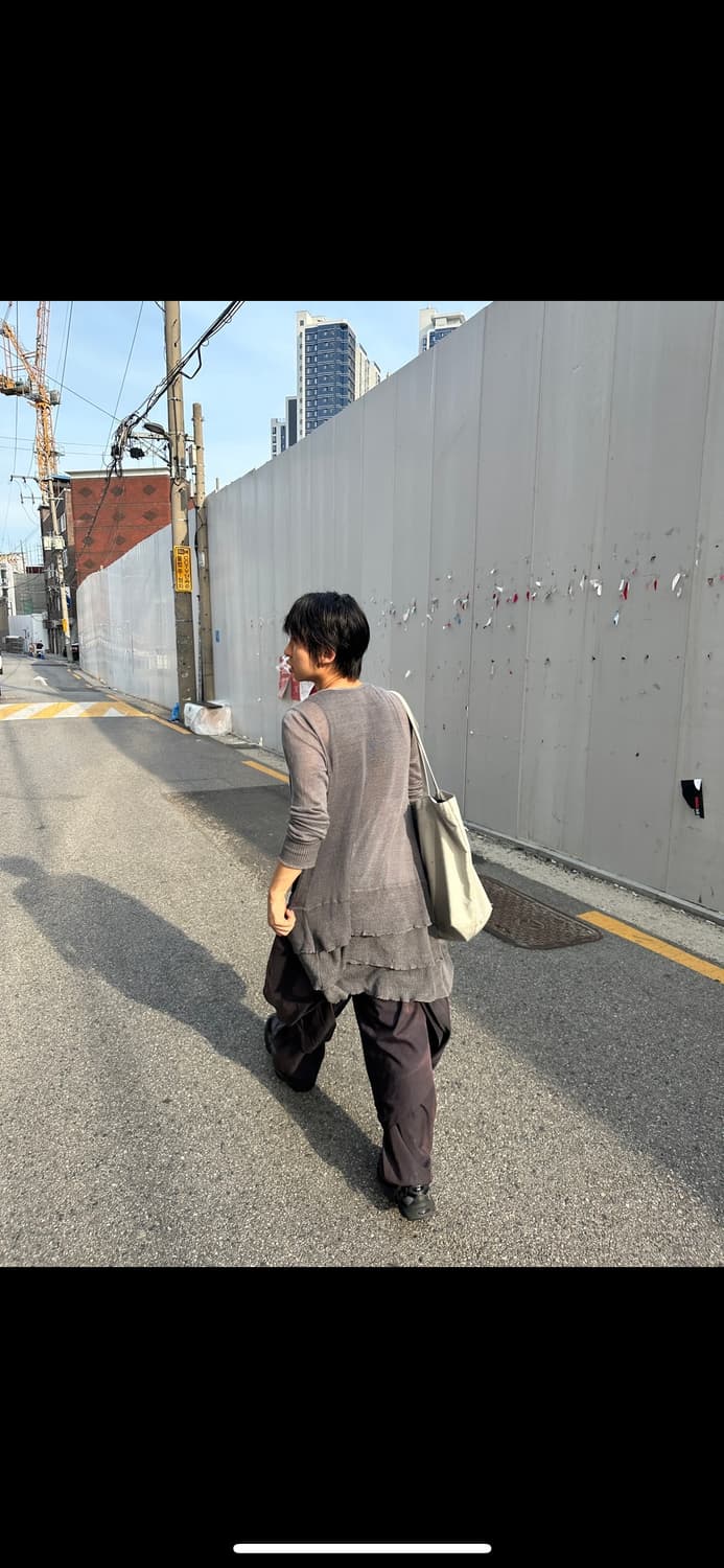 지용킴 22aw 드레이핑 팬츠 M 상품이미지4