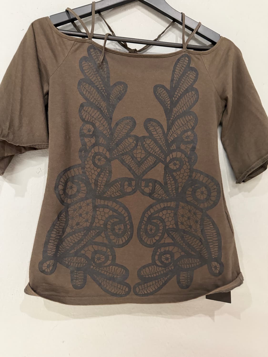 printing detail halter&off shoulder top 상품이미지8