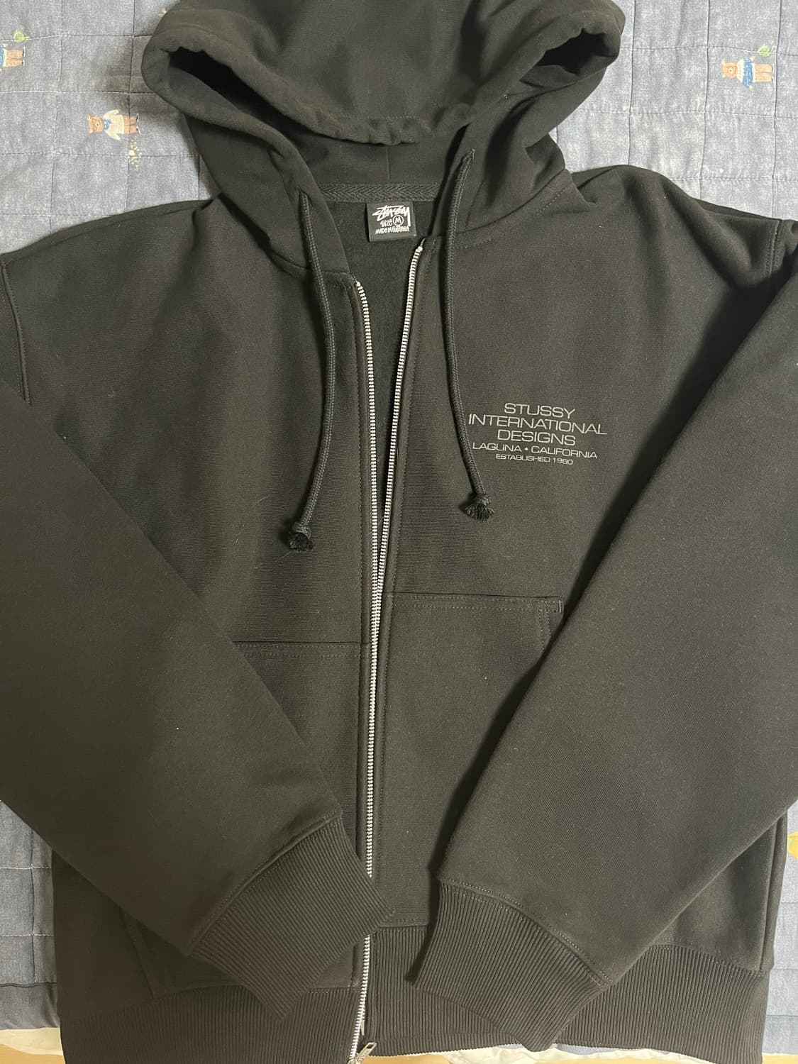 스투시 인터내셔널 디자인 후드집업 팝니다 상품이미지1