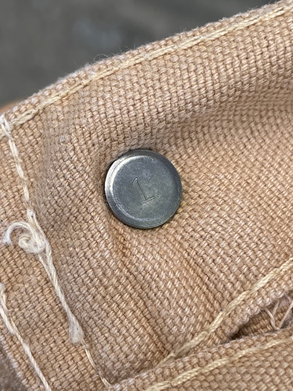 Rare!)60s LEVIS Crazy Legs Canvas Pants 상품이미지4