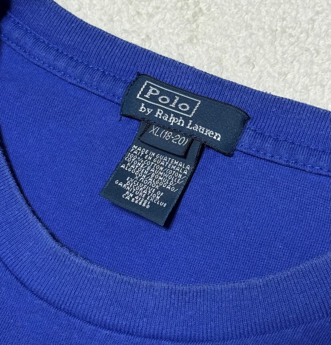 폴로 랄프로렌 빅포니 성조기 블루 긴팔 상품이미지5