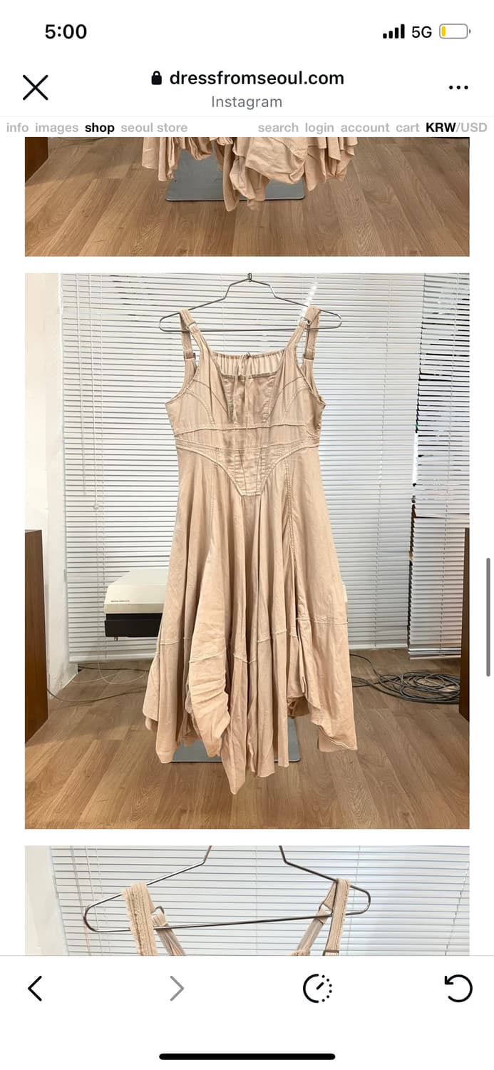 마리떼 프랑소와 저버 빈티지 드레스 상품이미지4