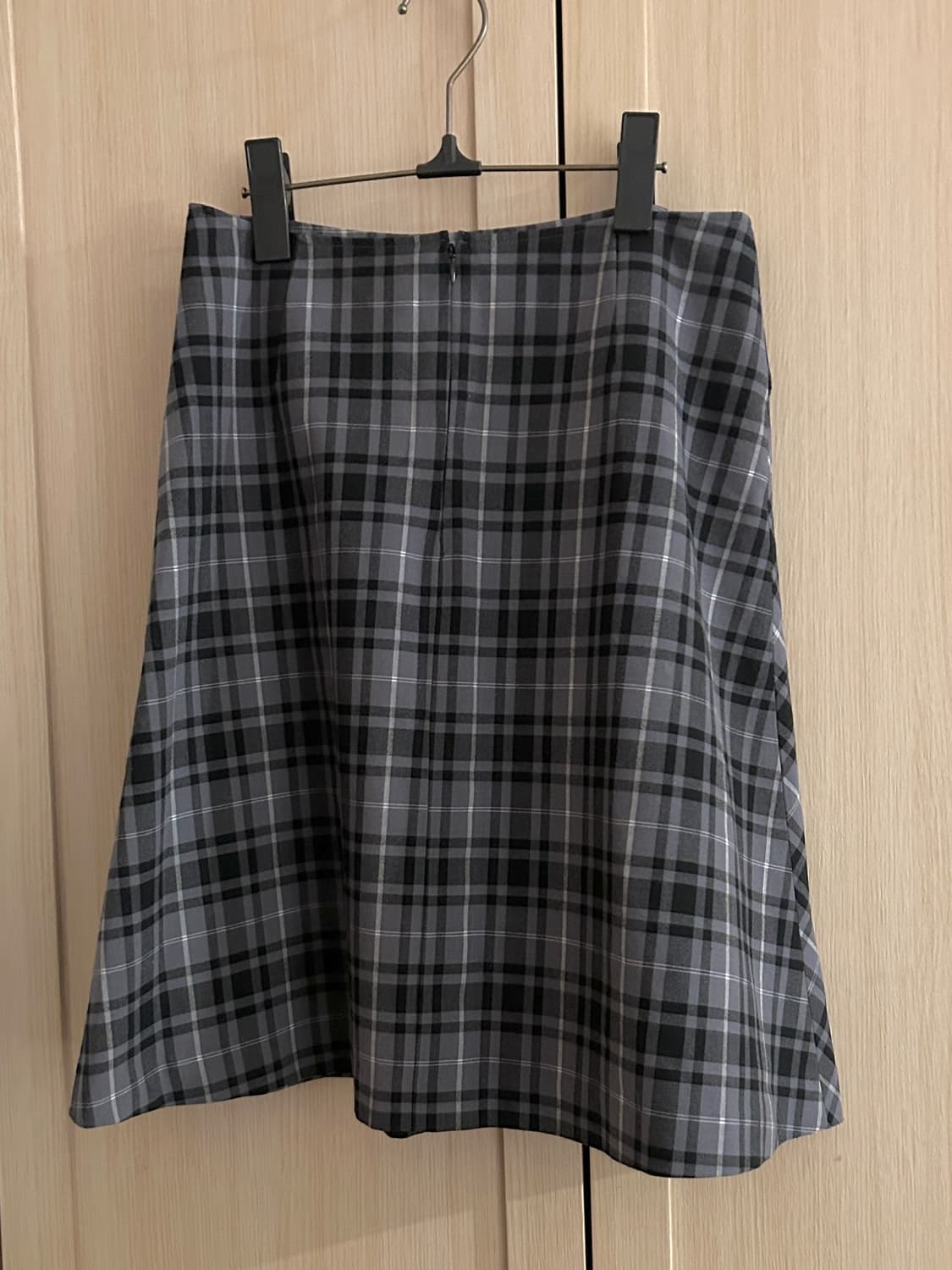 렙심 체크 플레어 스커트 상품이미지2