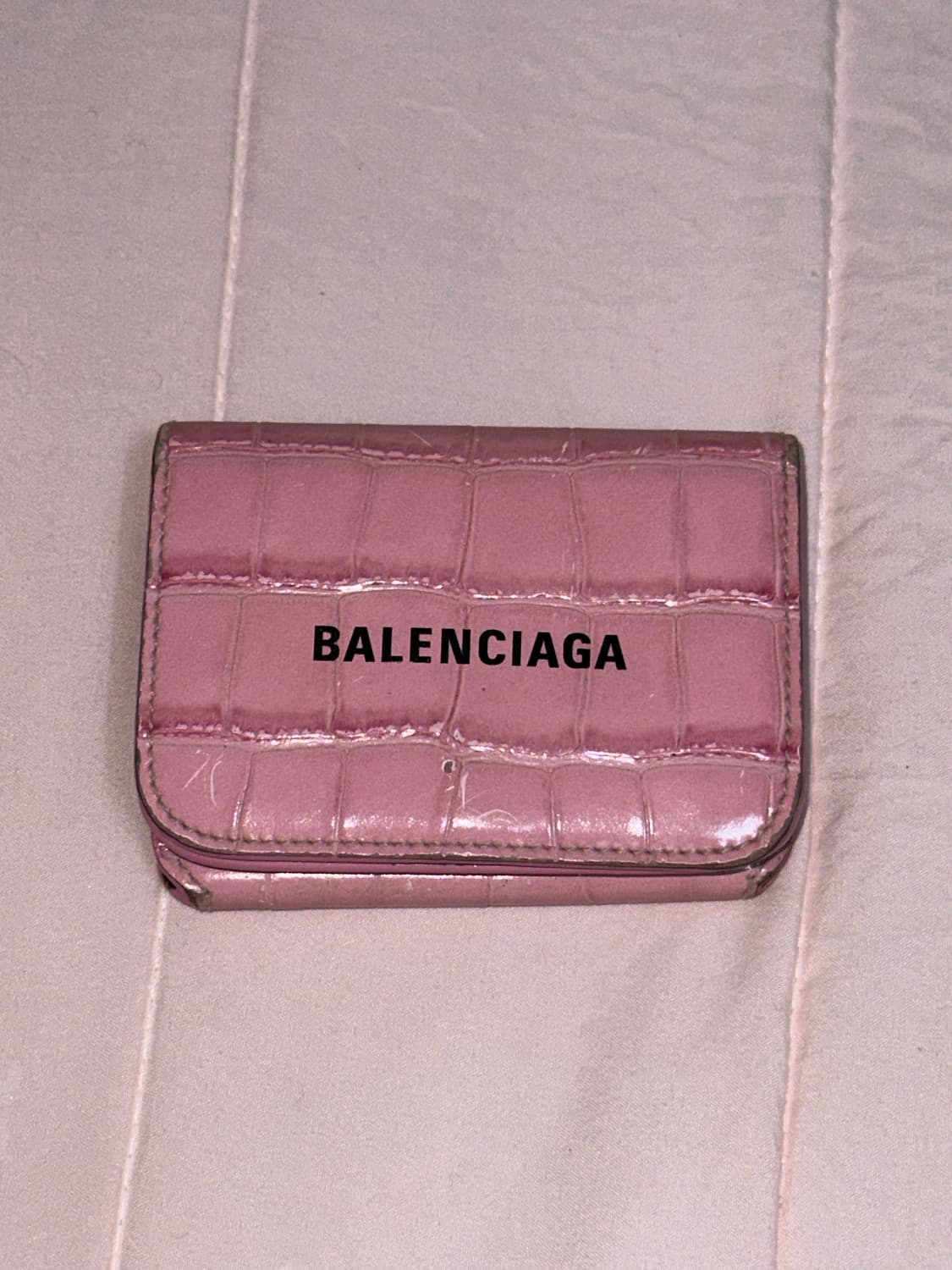 발렌시아가 핑크 미니지갑 상품이미지1