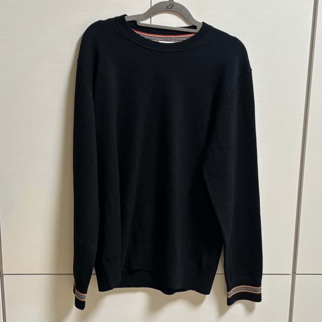 버버리 울 니트 블랙 XL  상품이미지1