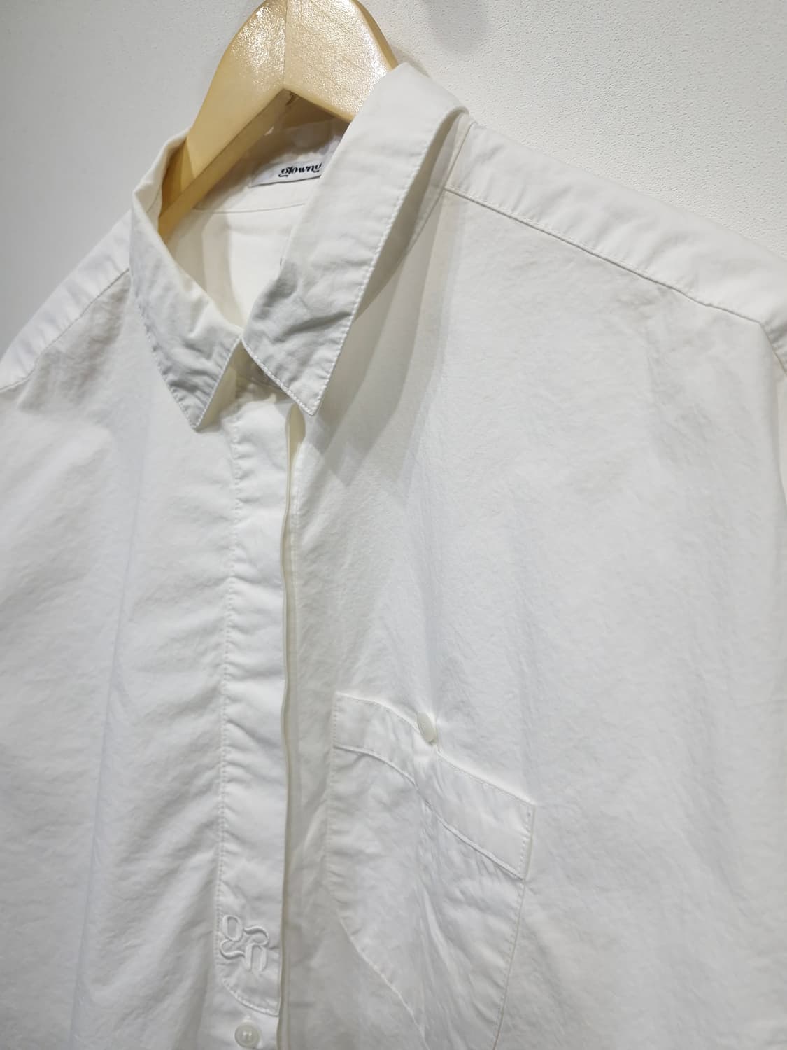 글로니(GLOWNY) 대디 셔츠 화이트 상품이미지5