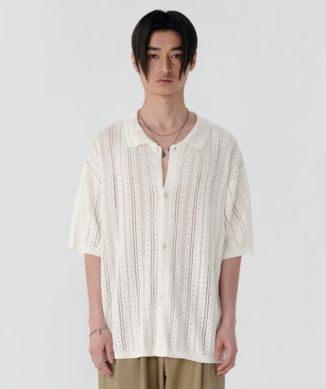 마틴플랜 falling leaves Half Knit shirts 상품이미지1