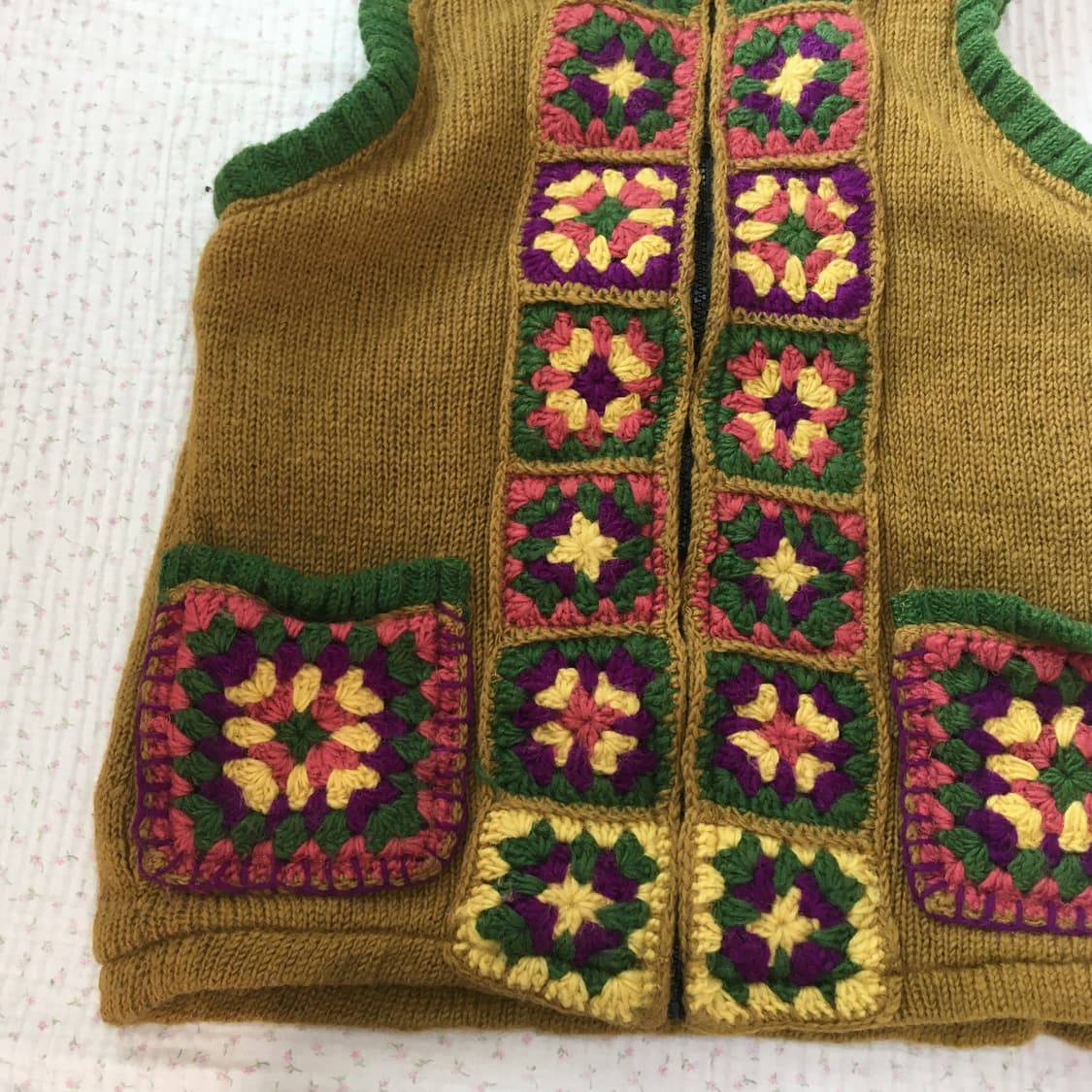 TITICACA 티티카카/ 모티브후드집업베스트 집업베스트 크로셰베스트 상품이미지5