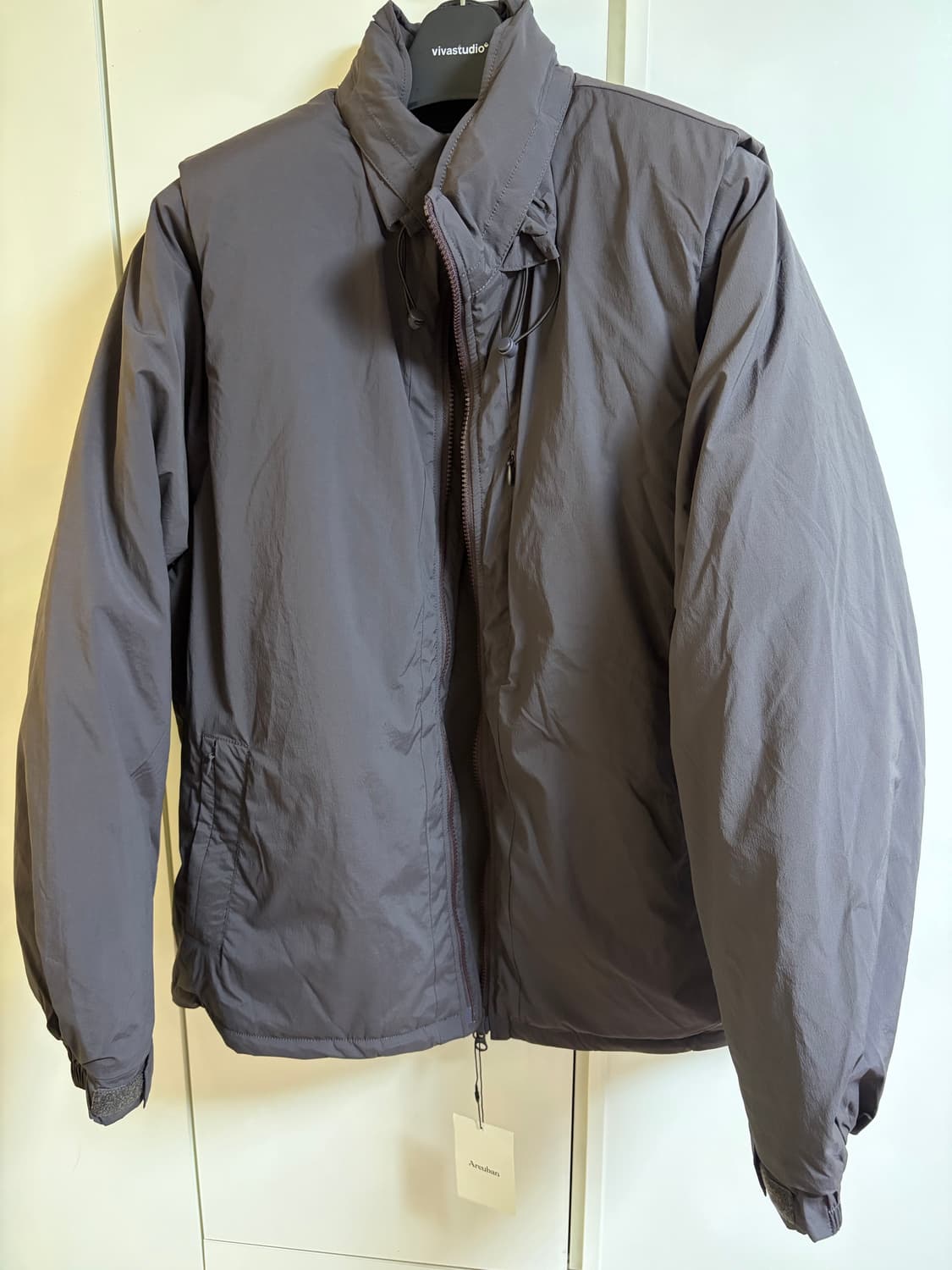 아르반 유틸리티 패디드 베스트 자켓 퍼플 브라운 3사이즈(105) 상품이미지2