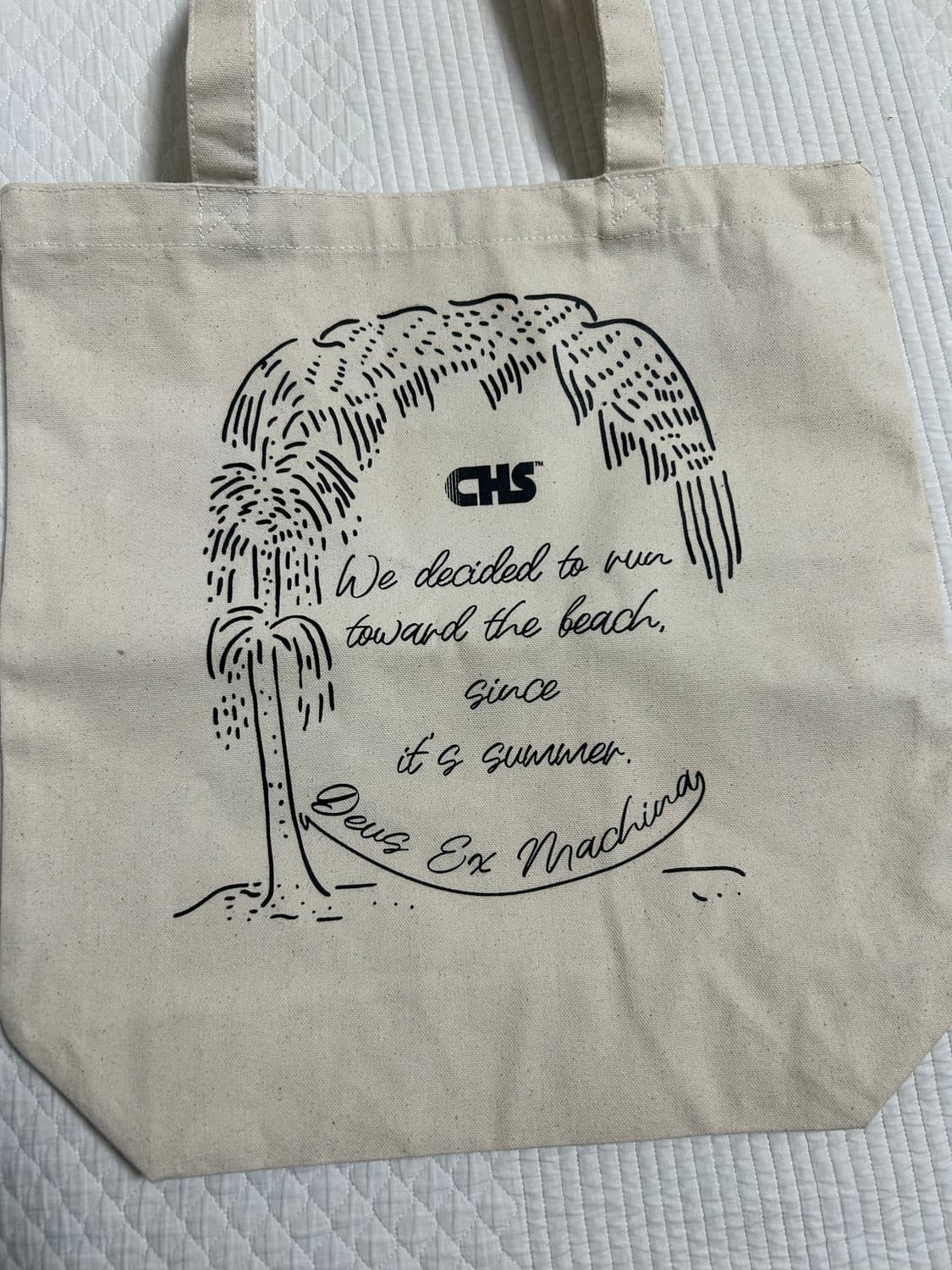 Deus Ex Machina 아이보리 에코백 상품이미지1