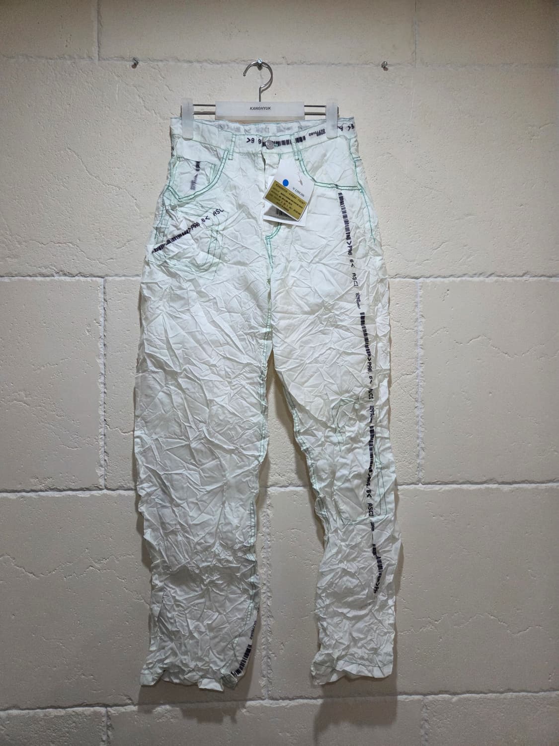 강혁 레디메이드 에어백 슈링크 와이드 트라우저 M 상품이미지1