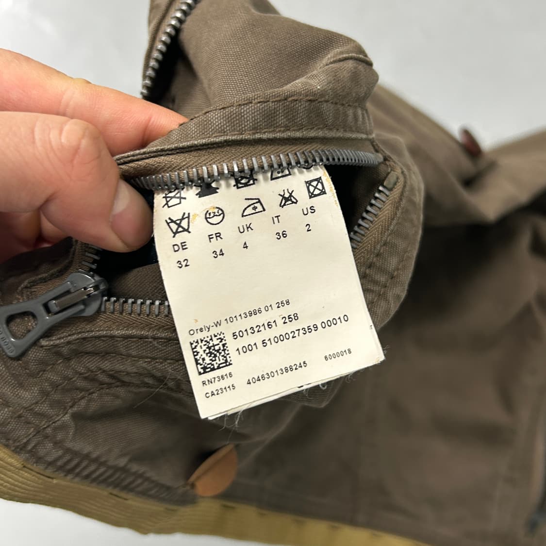 BOSS 브라운 논카라 자켓 상품이미지10