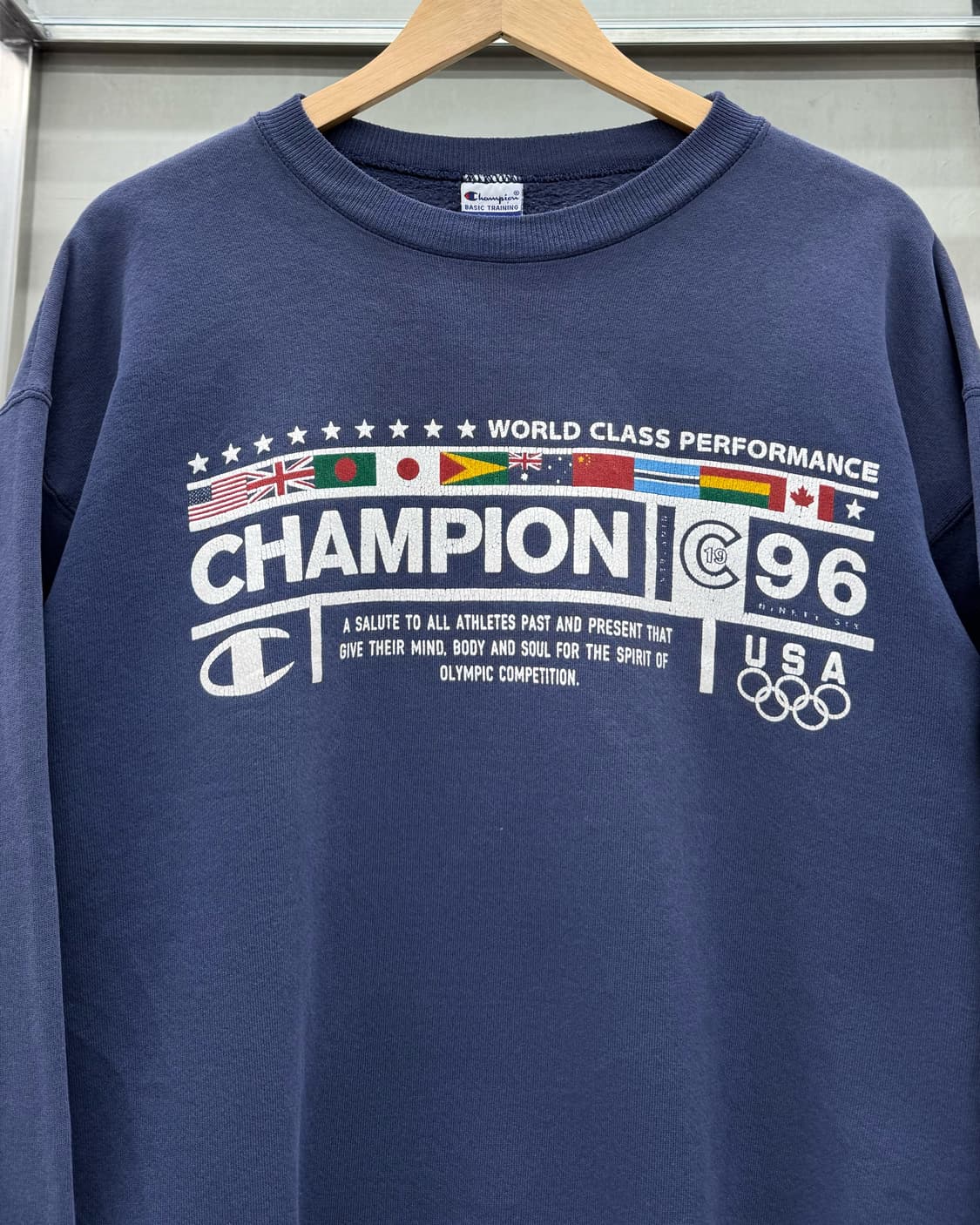 챔피온 USA 1996 애틀란타 올림픽 스웻 셔츠 맨투맨 상품이미지3