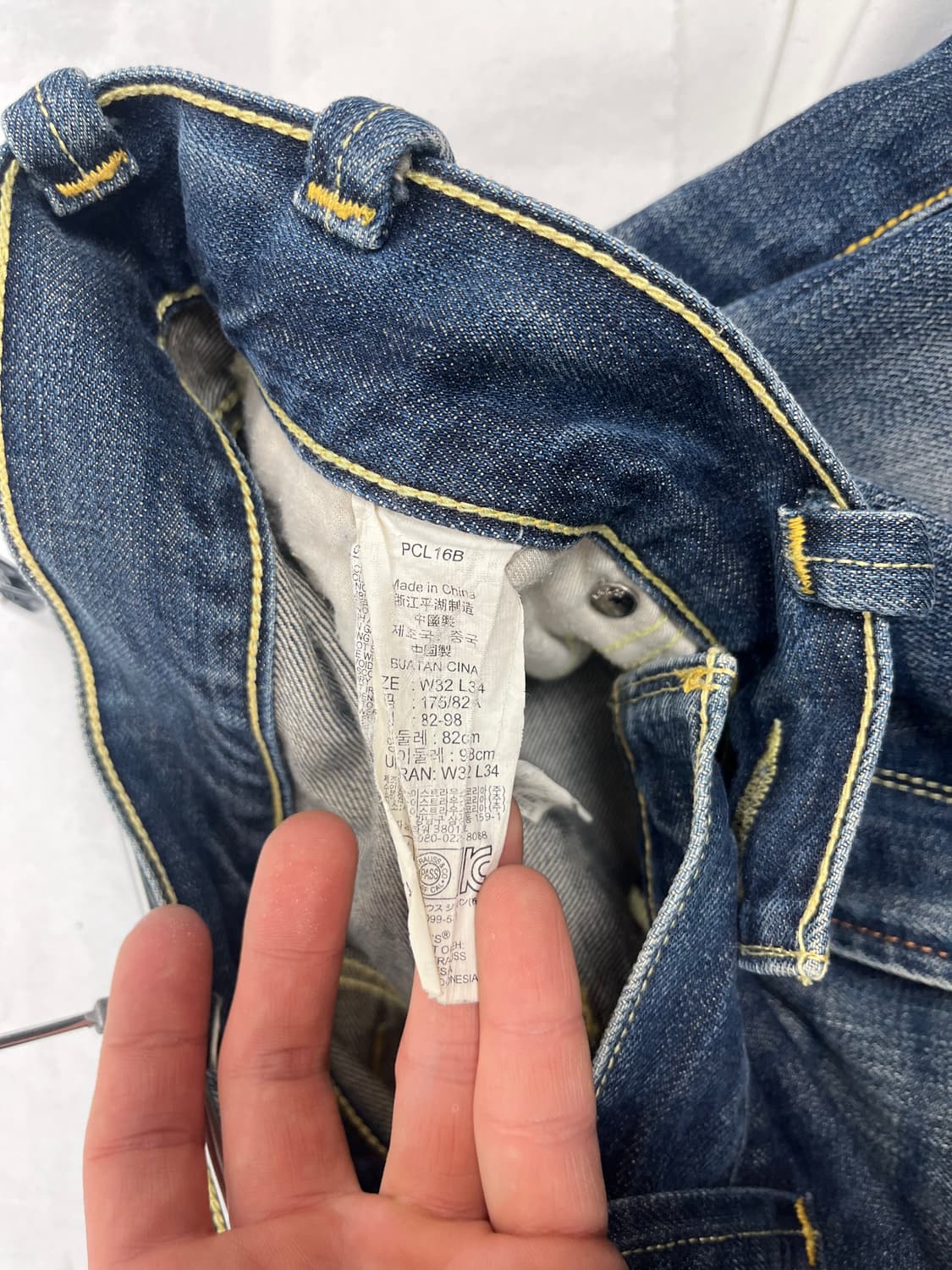 Levi's 504 진청 데님팬츠  상품이미지6