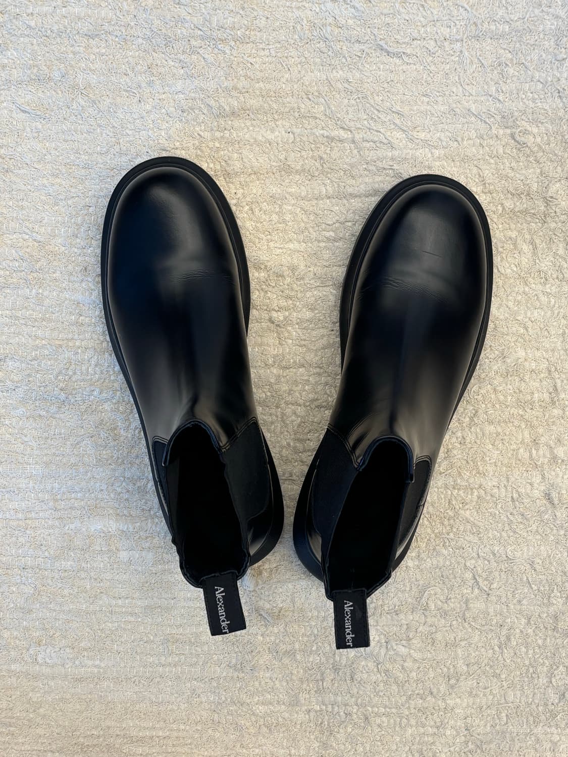 알렉산더 맥퀸 오버솔 하이브리드 첼시부츠 상품이미지2