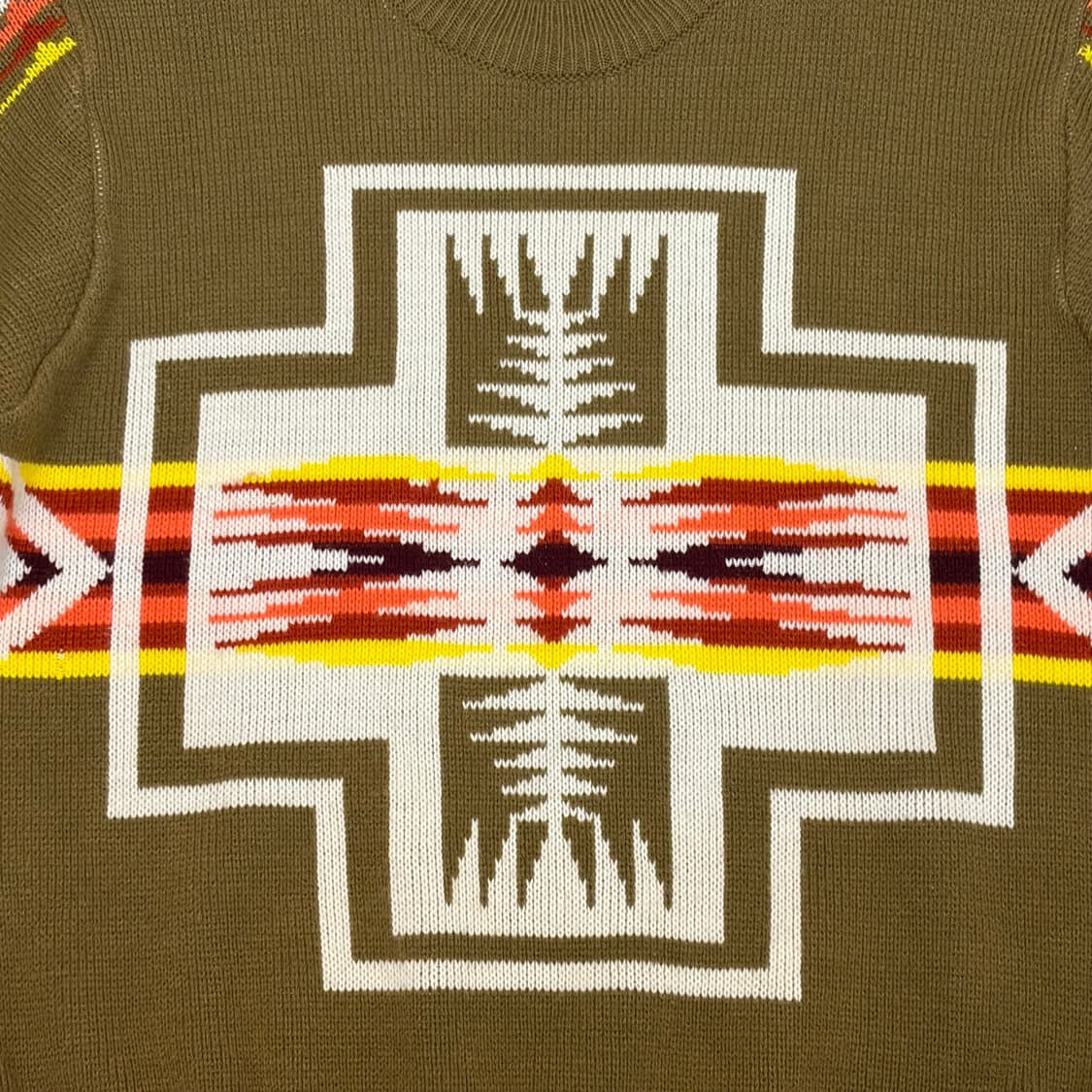 90s USA 빈티지 트라이벌 니트 상품이미지4