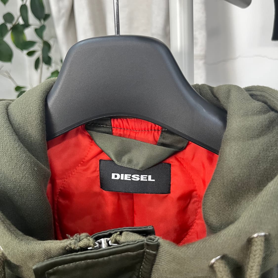 디젤 Ma-1 레이어드 야상 자켓 M 상품이미지5