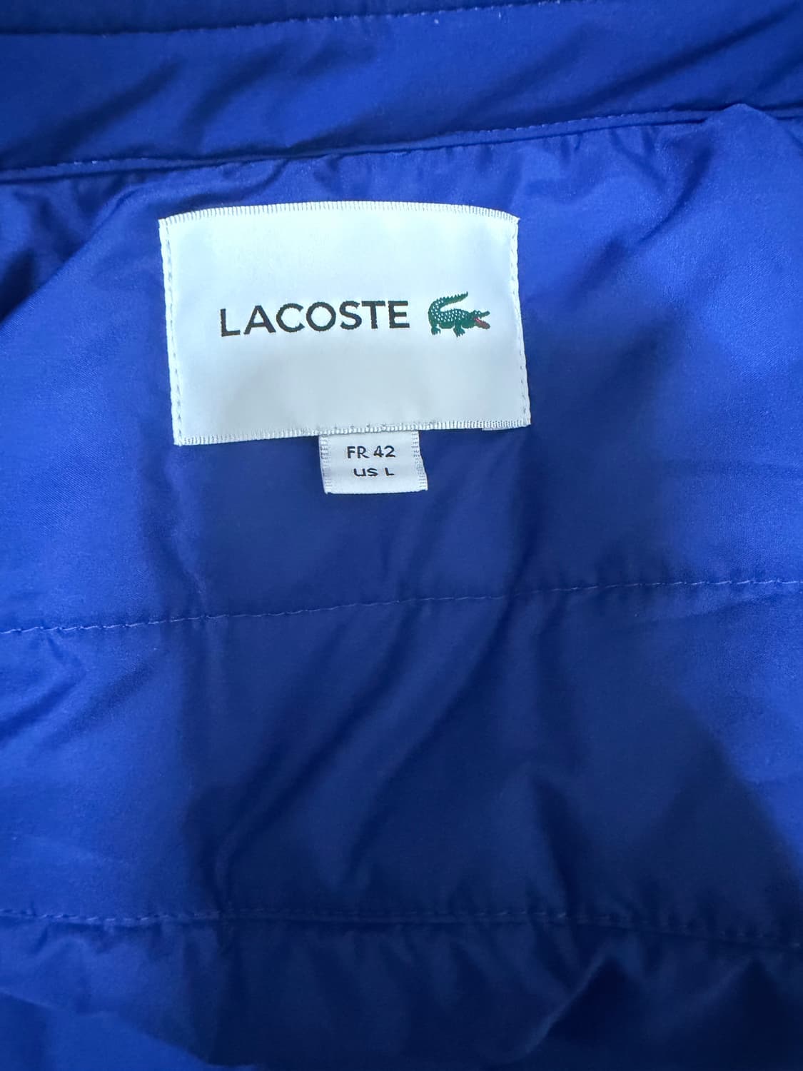 라코스테 방수 오버핏 셔츠 패딩 판매합니다 상품이미지7