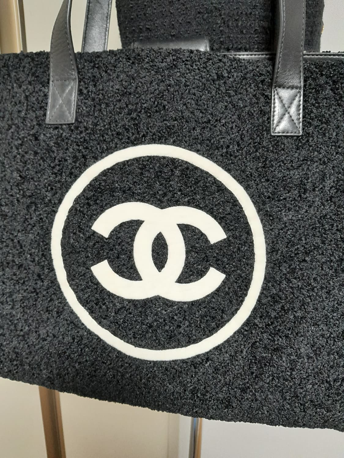 샤넬 빈티지 테리백 블랙 상품이미지2