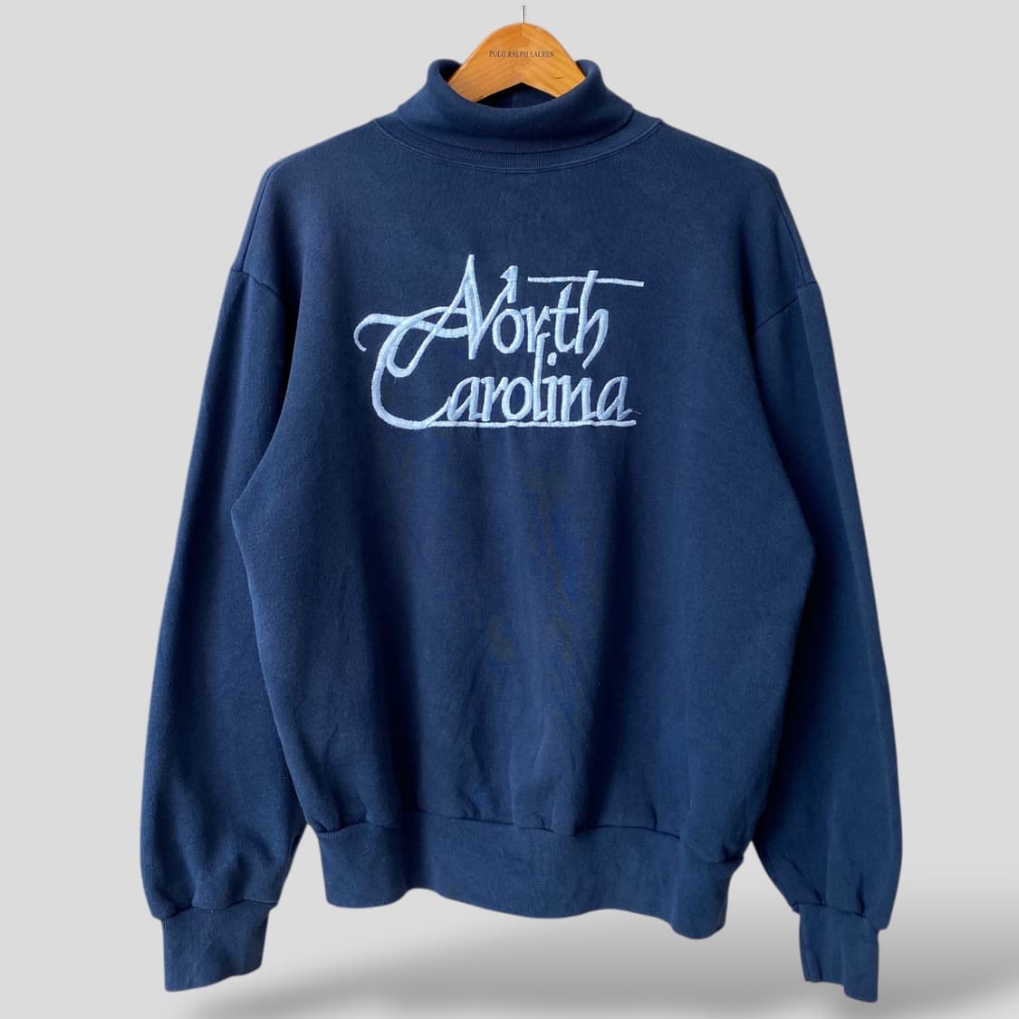 (XL)90s 빈티지 터틀넥 스웨트셔츠 맨투맨 상품이미지1